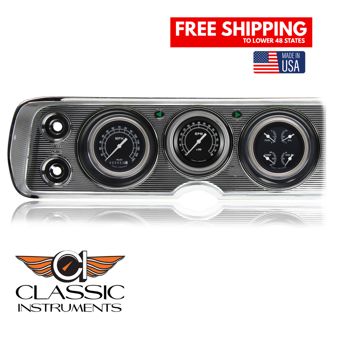 Classic Instruments - Traditional Gauge 1964-65 Chevelle Package - CV64TR