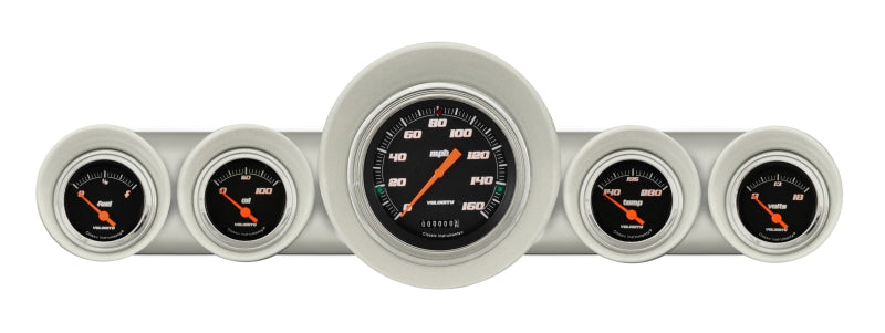 Classic Instruments - Velocity Black Gauge 1959-1960 Full-size Chevy - CH59VSB54