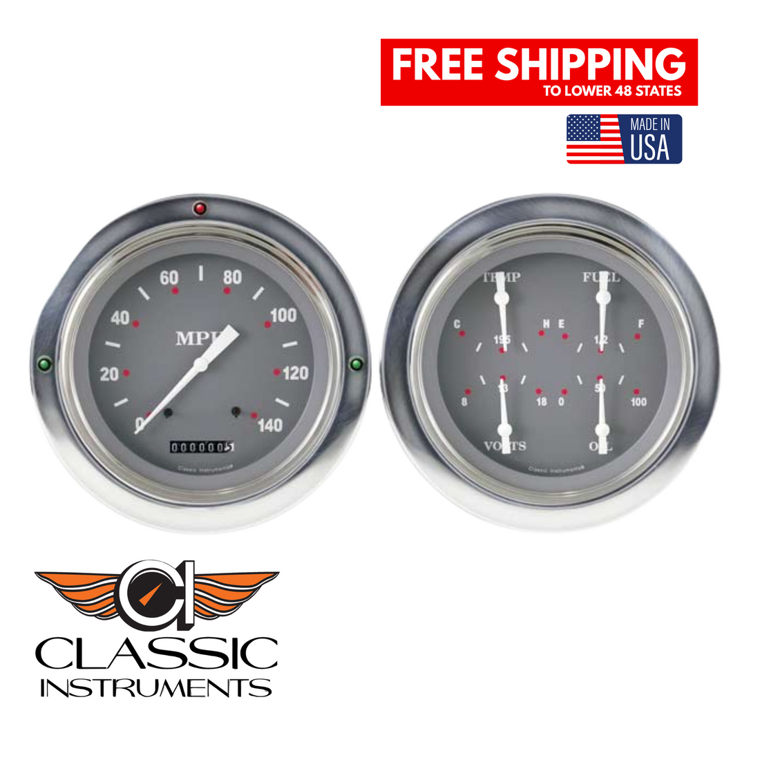 Classic Instruments 1954-1955 SG Series Chevy Truck Package-CT54SG52