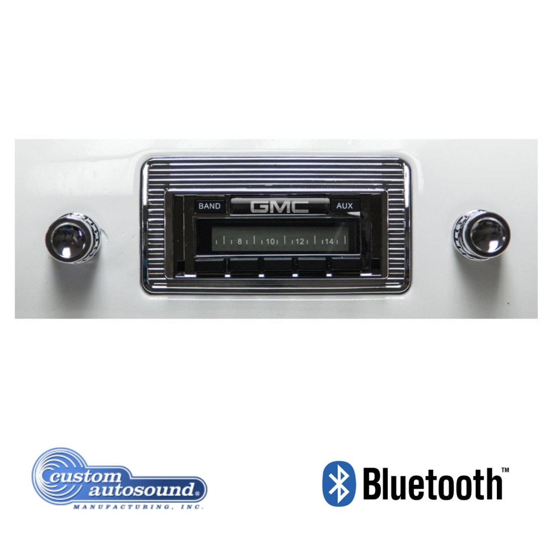 Custom Autosound 1947-1953 GMC Truck Radio USA740 CAM-GMTKE-740 Tuckers Classic Auto Parts