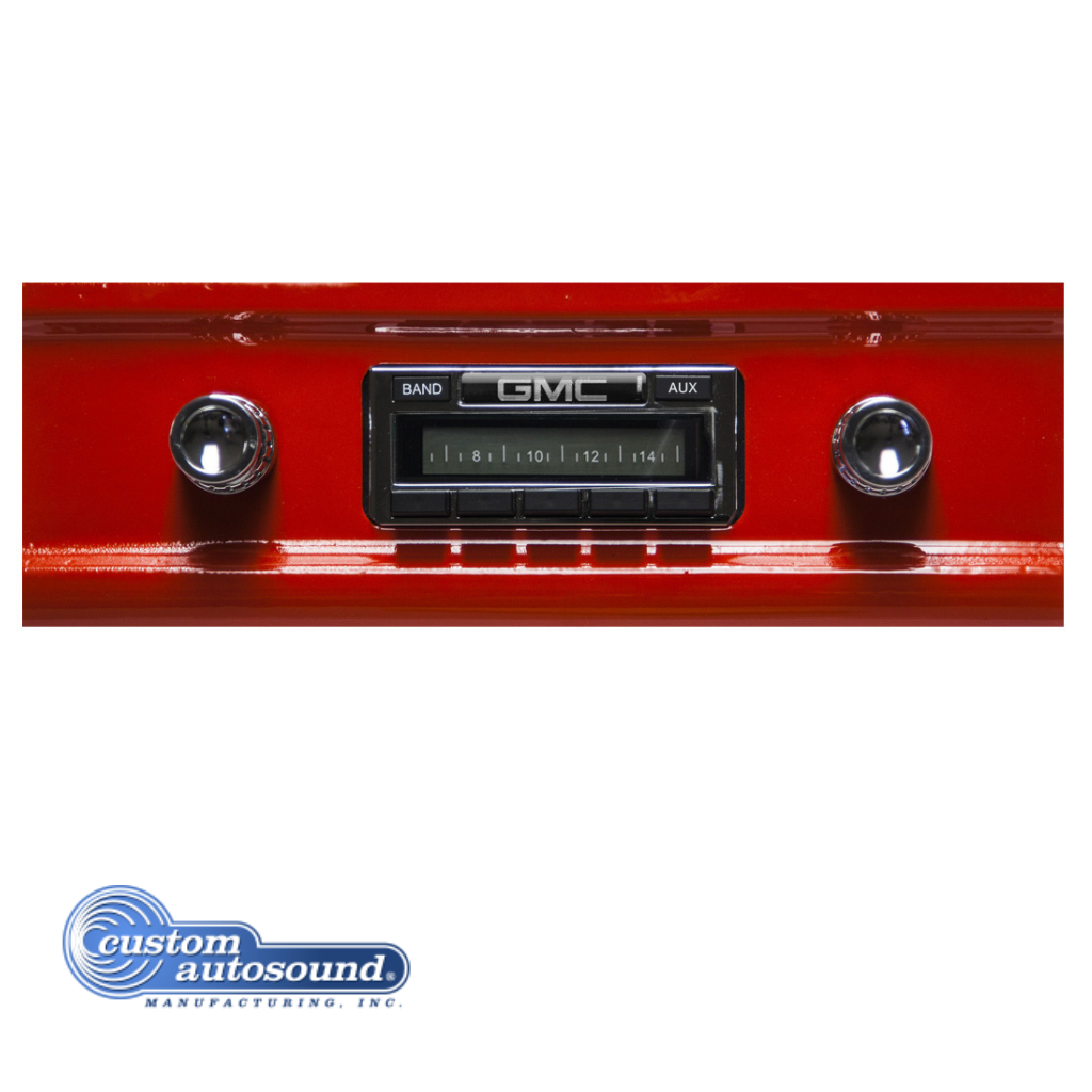 Custom Autosound 1960-1963 GMC Truck Radio USA230 - CAM-GMTKLM-230 Tuckers Classic Auto Parts