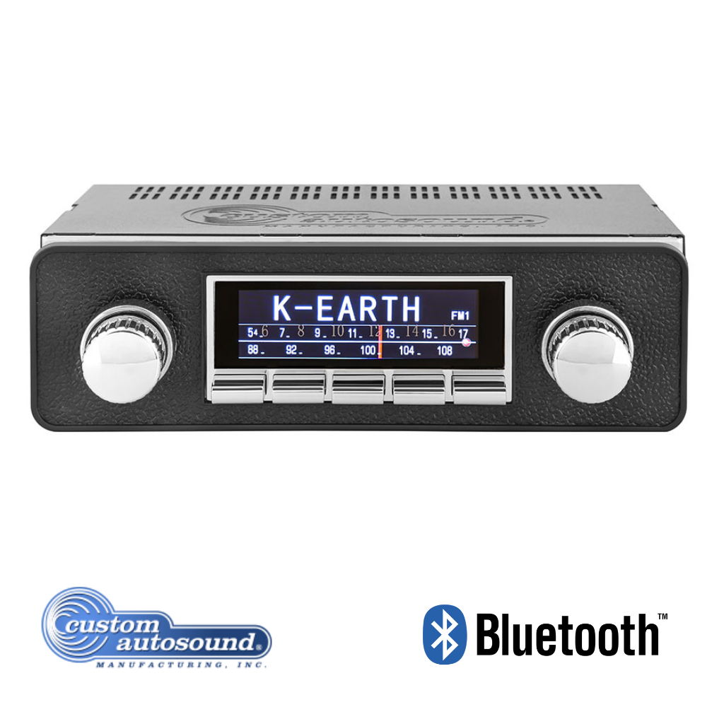 Custom Autosound 1964-1966 Chevy Truck Bluetooth Radio USA850 CAM-CHTK-850 Tuckers Classic Auto Parts