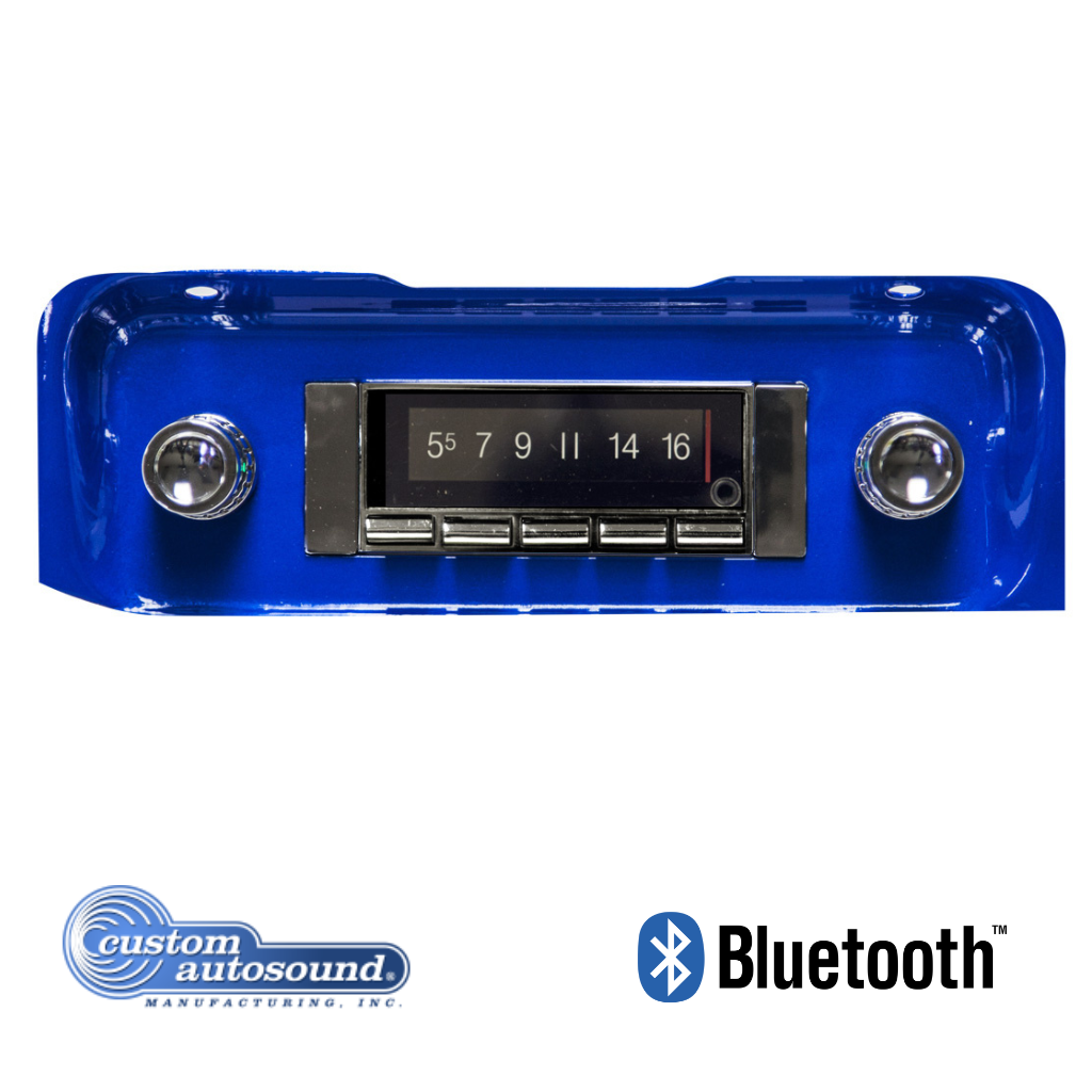 Custom Autosound 1964-1966 Chevy Truck Radio USA740 CAM-CHTK-740