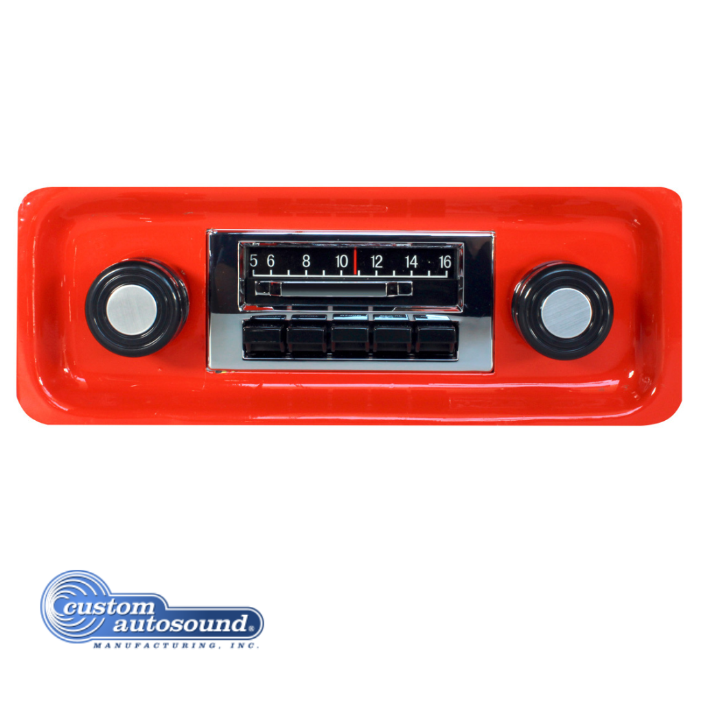 Custom Autosound 1967-1972 Chevy Truck Slide Bar Radio CAM-CHTKL-SBR Tuckers Classic Auto Parts