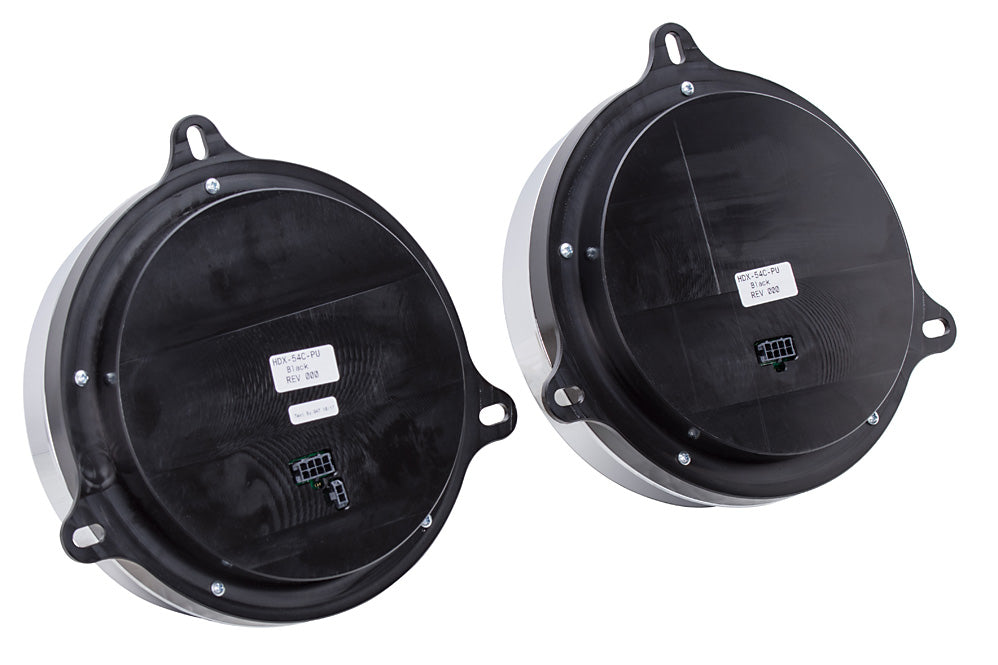 Dakota Digital 1954-1955 1st Series Chevrolet Truck HDX Instrument Gauge Cluster-Black Alloy Face HDX-54C-PU-K