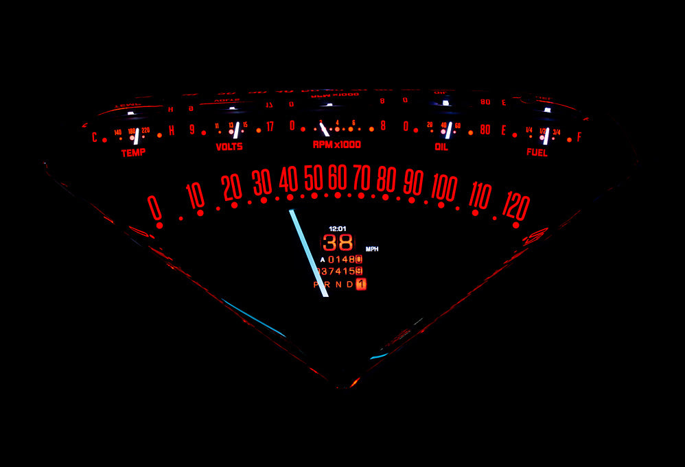 Dakota Digital 1955-1959 Chevrolet Truck RTX Instrument Gauge Cluster RTX-55C-PU-X
