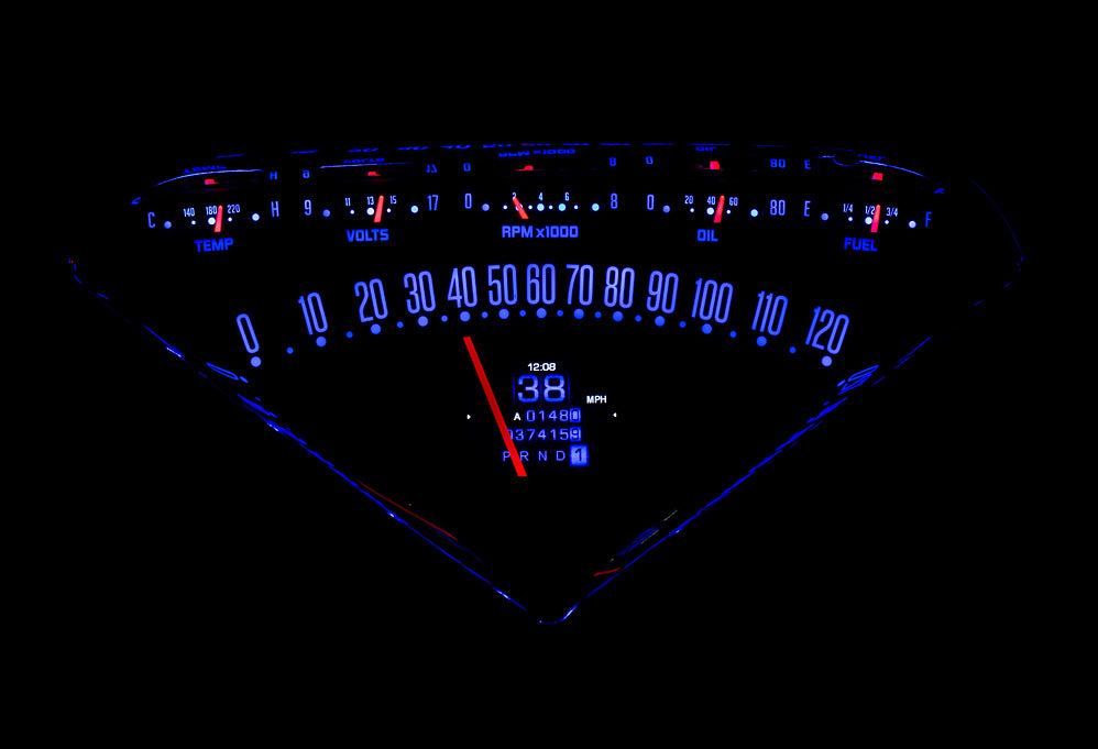 Dakota Digital 1955-1959 Chevrolet Truck RTX Instrument Gauge Cluster RTX-55C-PU-X