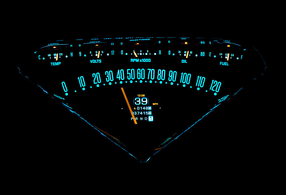 Dakota Digital 1955-1959 Chevrolet Truck RTX Instrument Gauge Cluster RTX-55C-PU-X