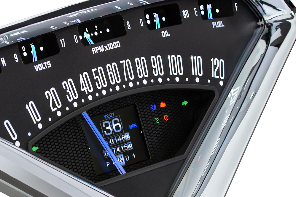 Dakota Digital 1955-1959 Chevrolet Truck RTX Instrument Gauge Cluster RTX-55C-PU-X