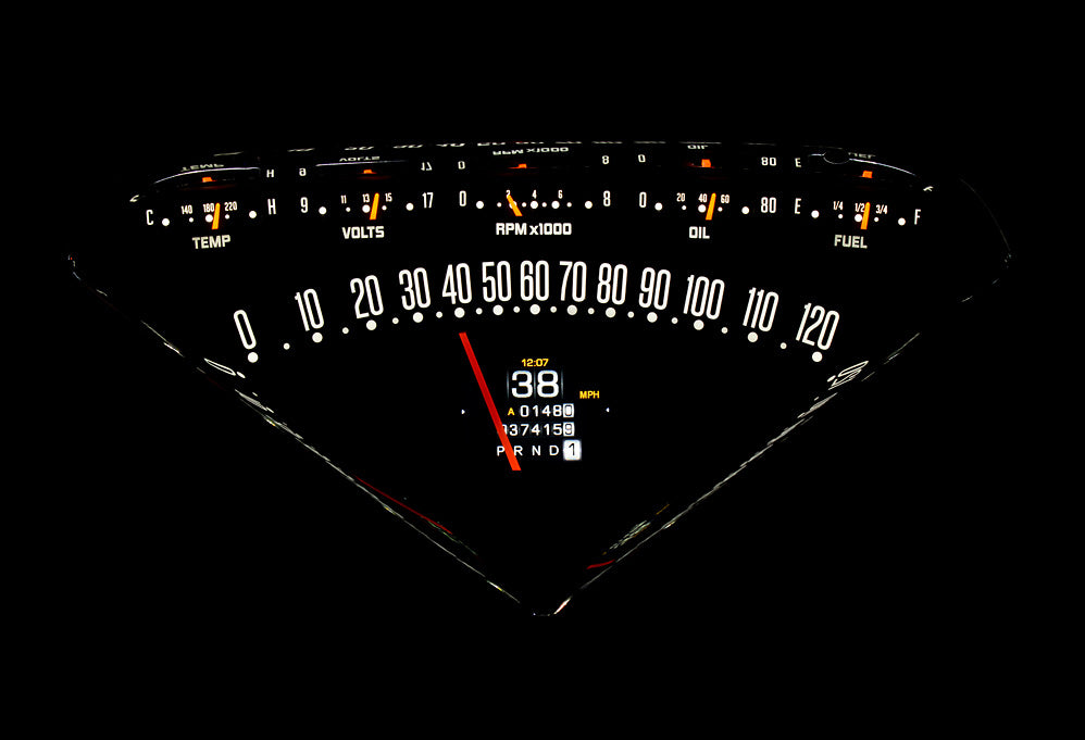 Dakota Digital 1955-1959 Chevrolet Truck RTX Instrument Gauge Cluster RTX-55C-PU-X