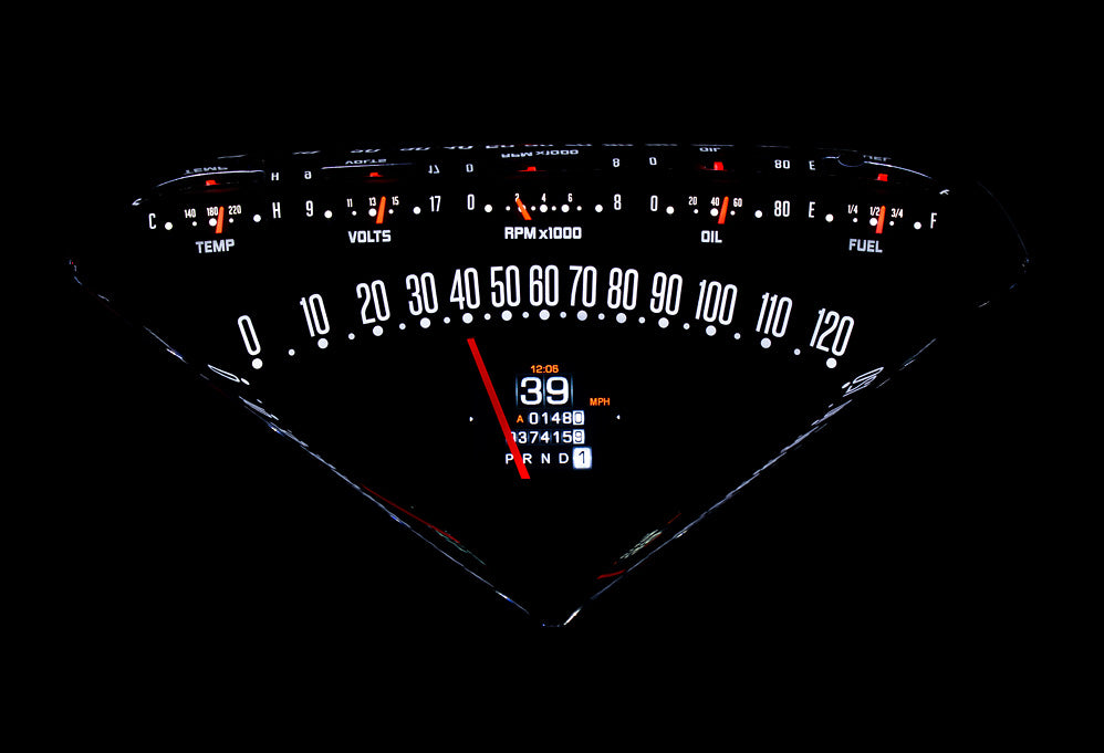 Dakota Digital 1955-1959 Chevrolet Truck RTX Instrument Gauge Cluster RTX-55C-PU-X