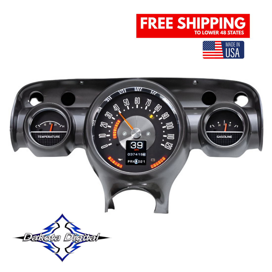 Dakota Digital 1957 Chevy Car RTX Instrument Gauge Cluster RTX-57C-X