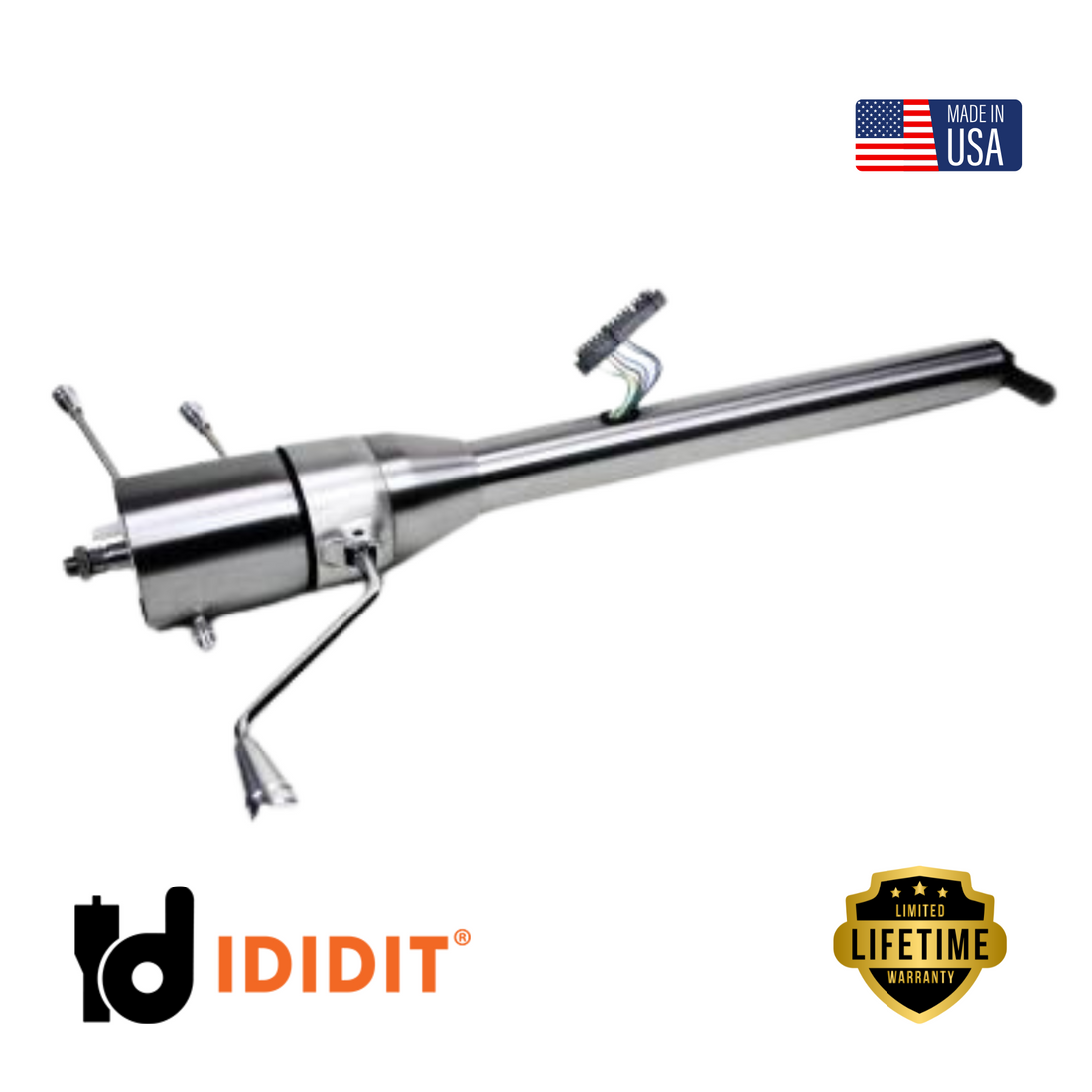 IDIDIT-1947-54 Chevy Truck Tilt Column Shift-Paintable Steel-1130651010