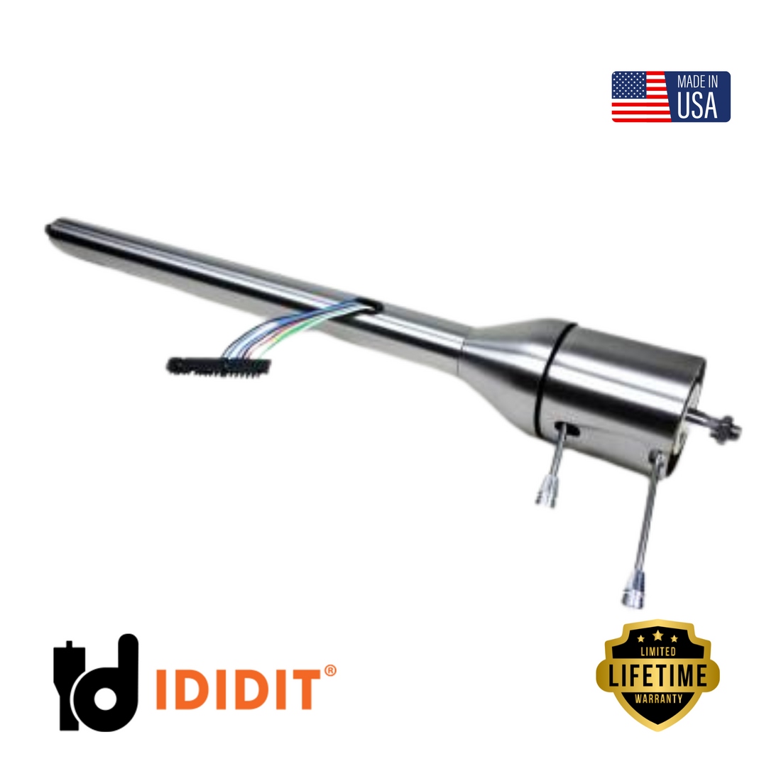 IDIDIT-1955-1959 Steering Column Steel Paintable Chevrolet & GMC Truck-1120652010