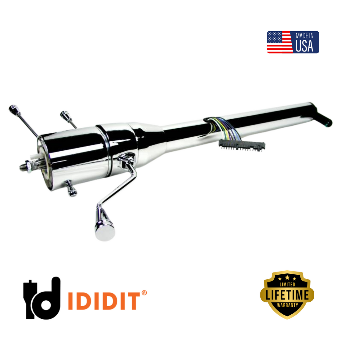 IDIDIT-1955-59 Chevy Truck Tilt Column Shift-Chrome-1140652020