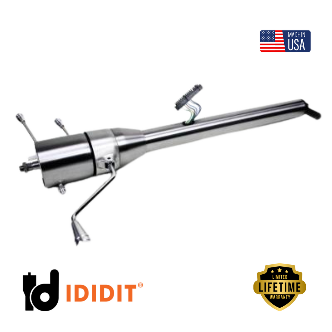 IDIDIT-1955-59 Chevy Truck Tilt Column Shift-Paintable Steel-1140652010