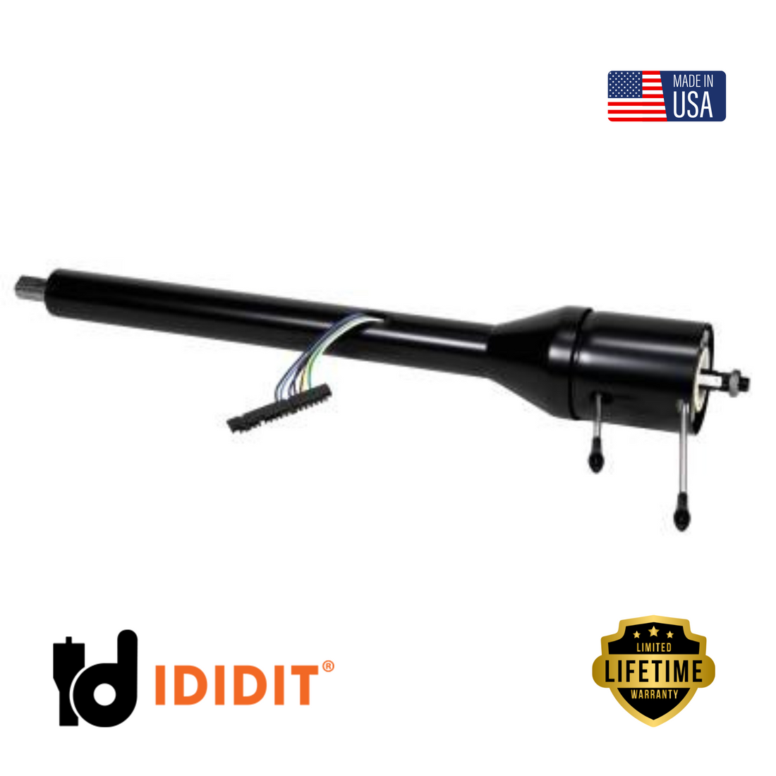 IDIDIT-1955-59 Chevy Truck Tilt Floor Shift-Black Powder Coated-1120652051
