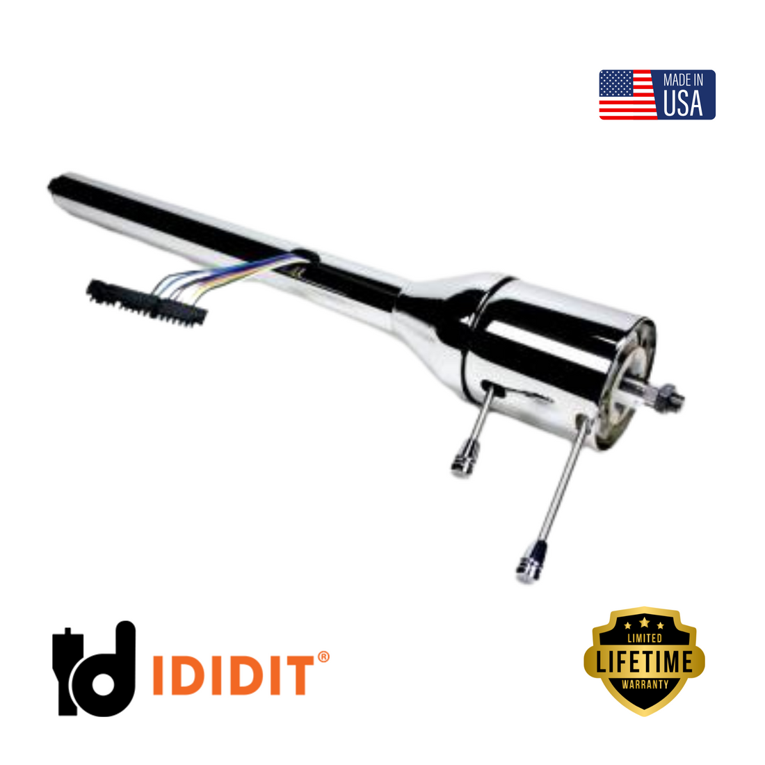 IDIDIT-1955-59 Chevy Truck Tilt Floor Shift-Chrome-1120652020