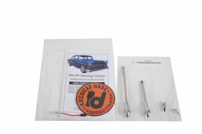 IDIDIT-1957 Chevy Tilt Floor Shift Steering Column-Chrome-1120570020