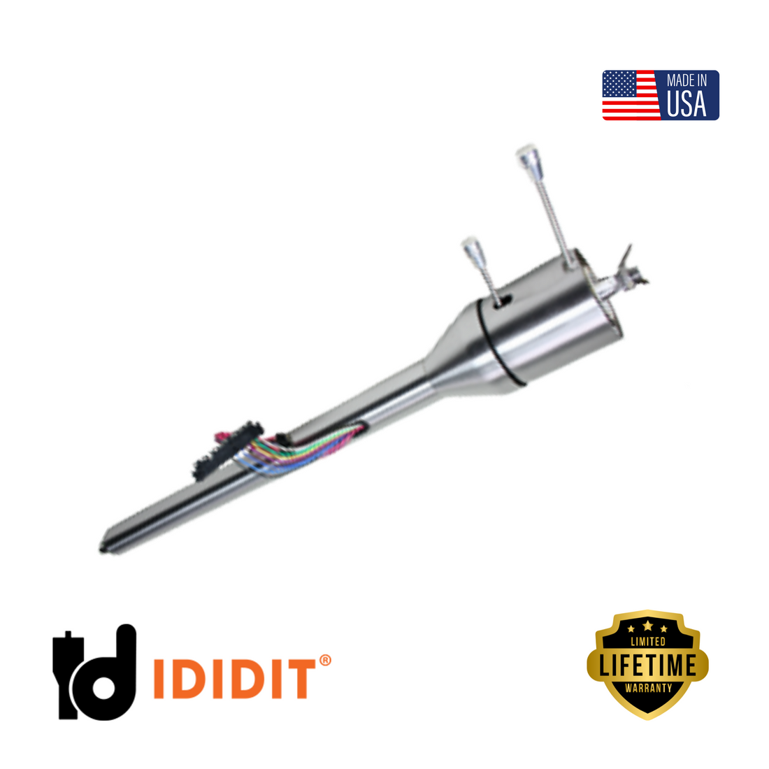 IDIDIT-1960-1966 Chevrolet & GMC Truck Paintable, Floor Shift Steering Column-1120650010