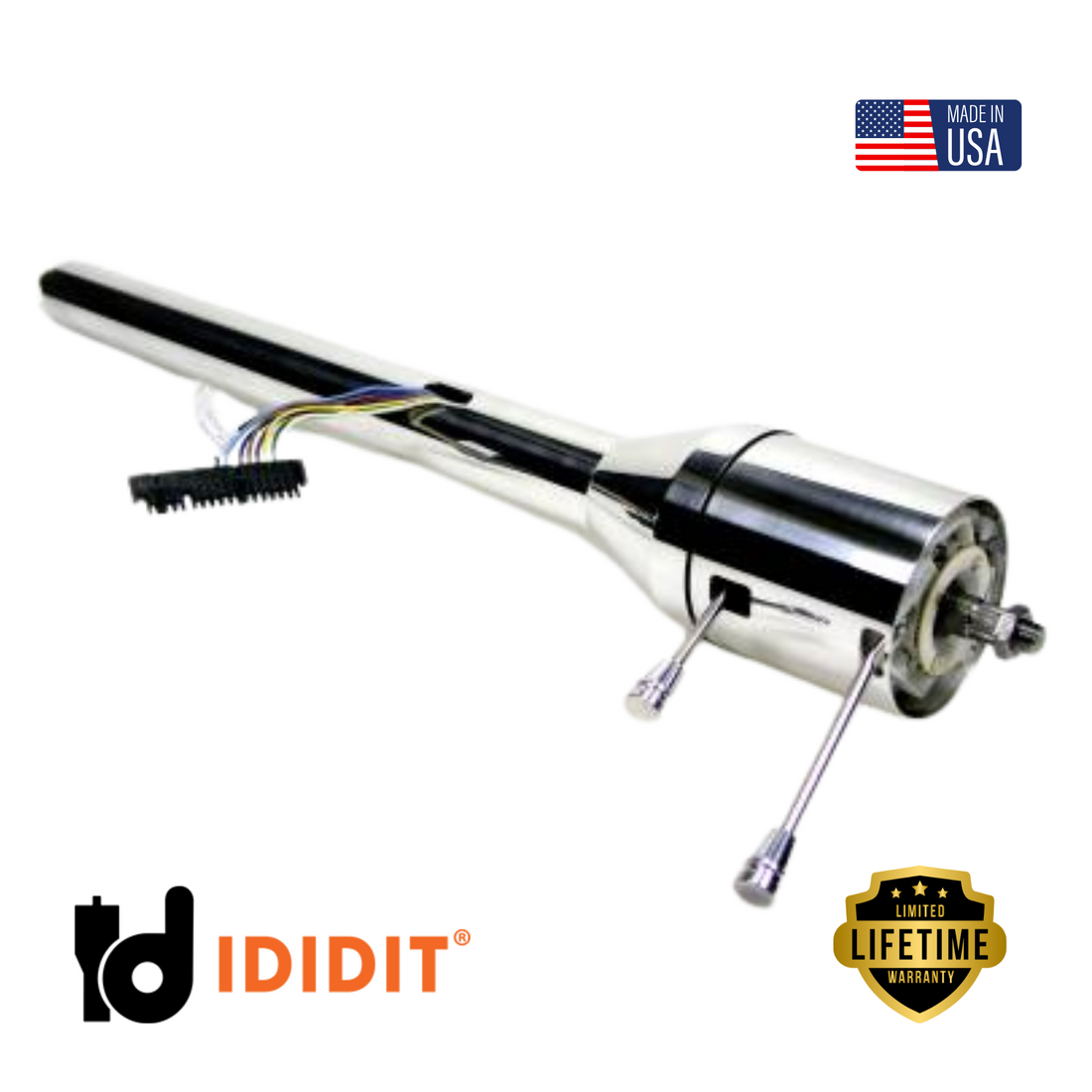 IDIDIT-1960-66 Chevy Truck Tilt Floor Shift-Polished-1070650040