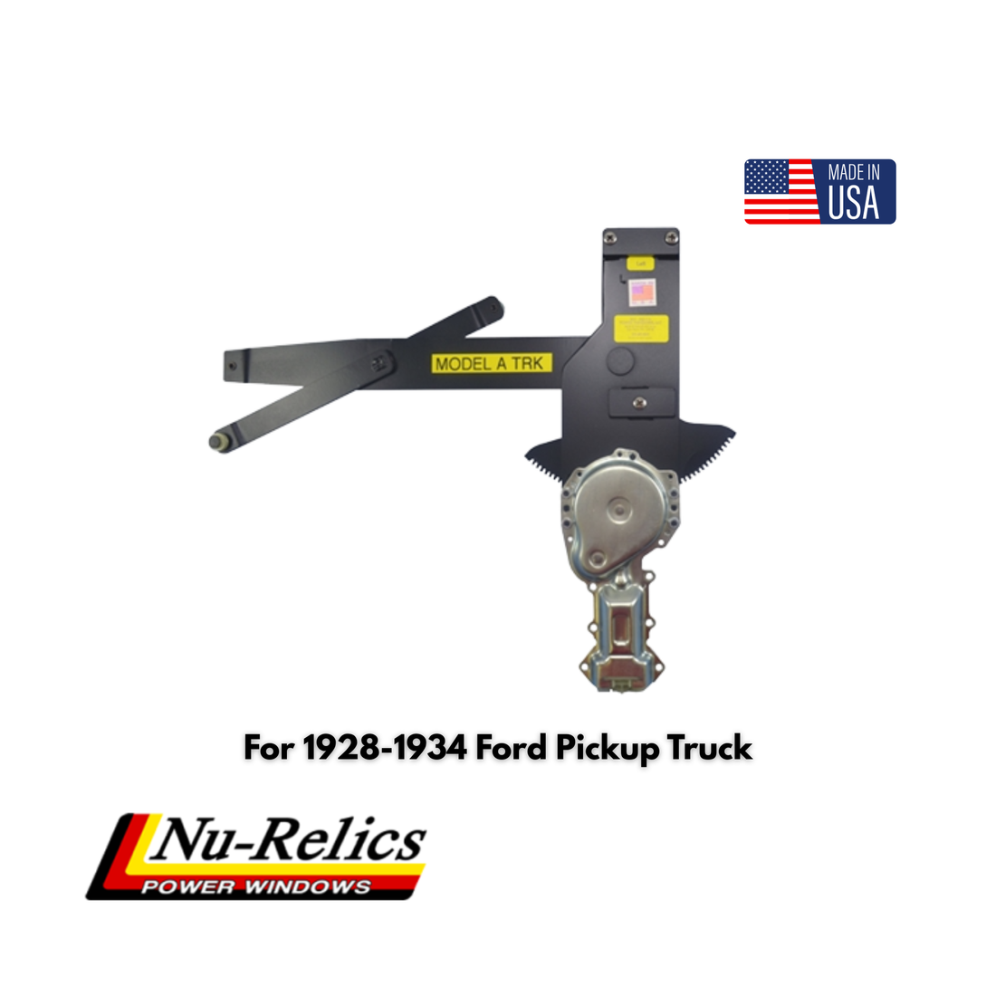 Nu-Relics 1928-1934 Power Window Conversion Kit - Ford Truck - 72880-2
