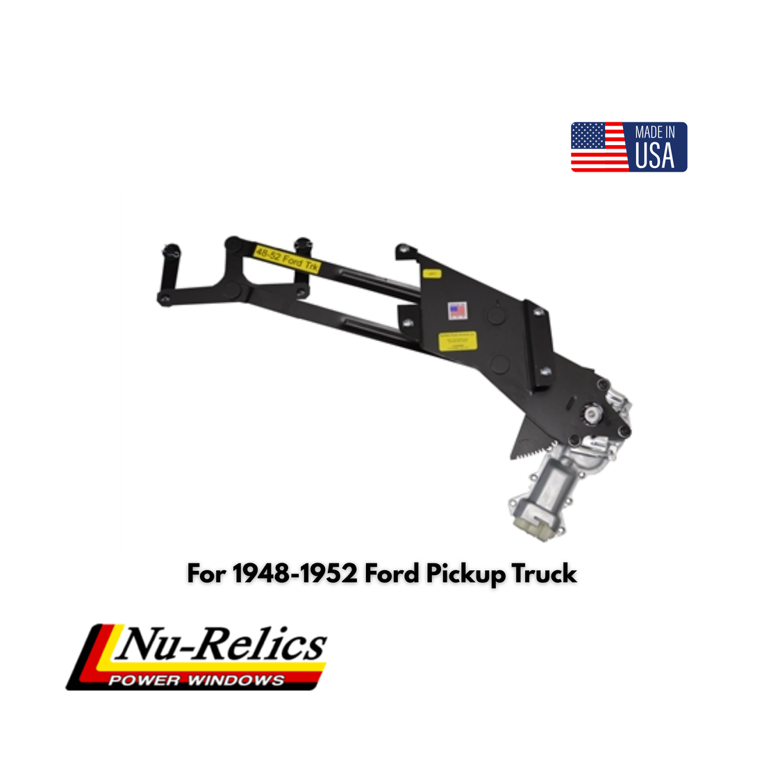 Nu-Relics 1948-1952 Power Window Conversion Kit - Ford Truck - 74880-2