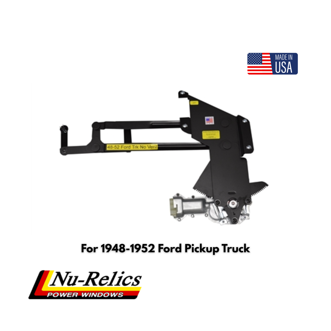 Nu-Relics 1948-1952 Power Window Conversion Kit - Ford Truck - 74881-2