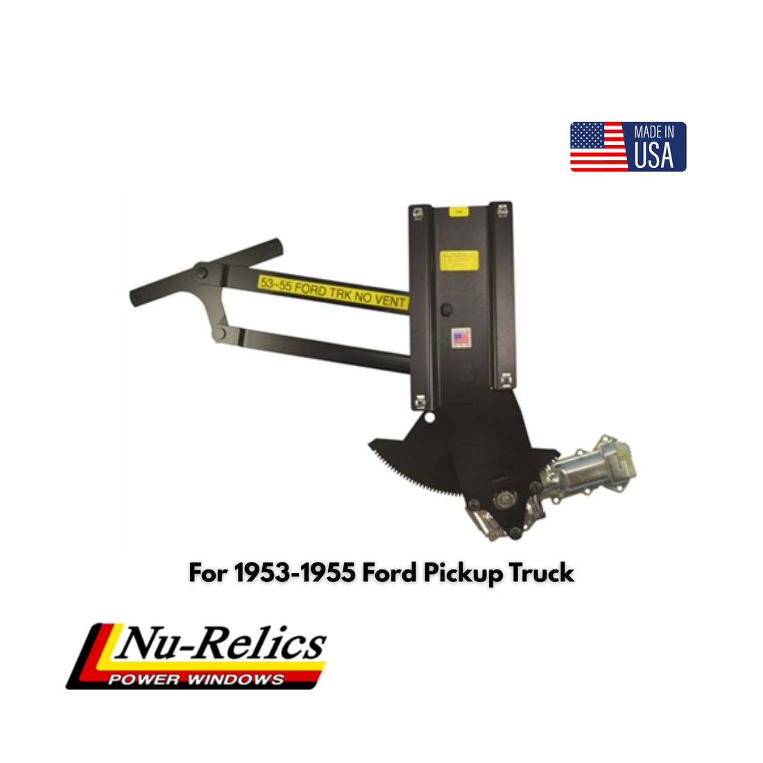 Nu-Relics 1953-1955 Power Window Conversion Kit - Ford Truck - 75381-2