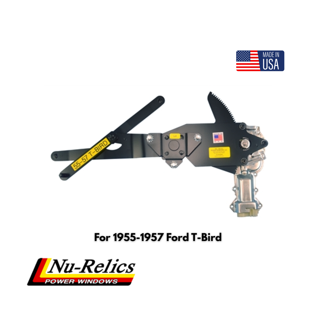 Nu-Relics 1955-1957 Power Window Conversion Kit - Ford T-Bird - 95500-2