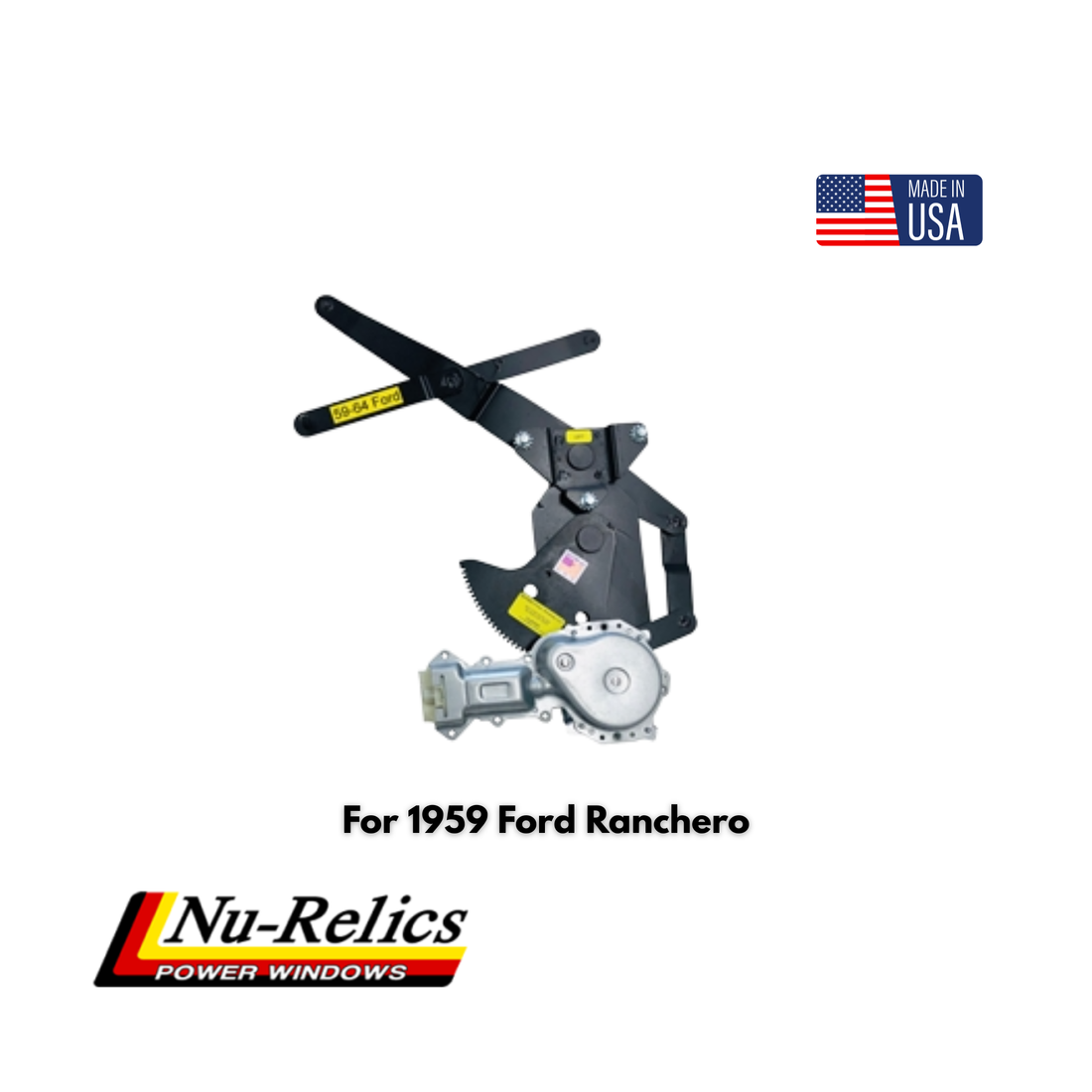 Nu-Relics 1959 Power Window Conversion Kit - Ford Ranchero - 75997-2