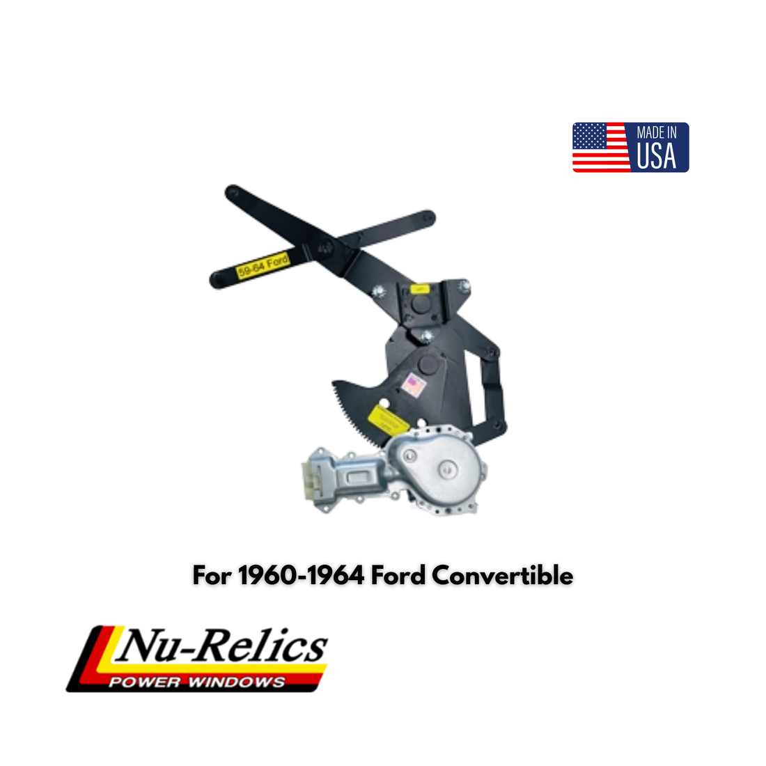 Nu-Relics 1960-1964 Power Window Conversion Kit - Ford Convertible -
76030-2