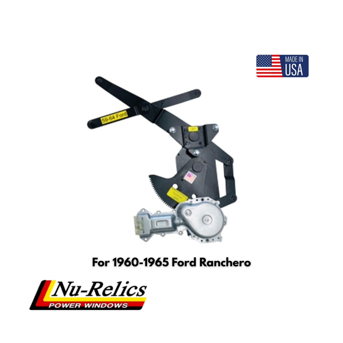 Nu-Relics 1960-1965 Power Window Conversion Kit - Ford Ranchero - 76018-2