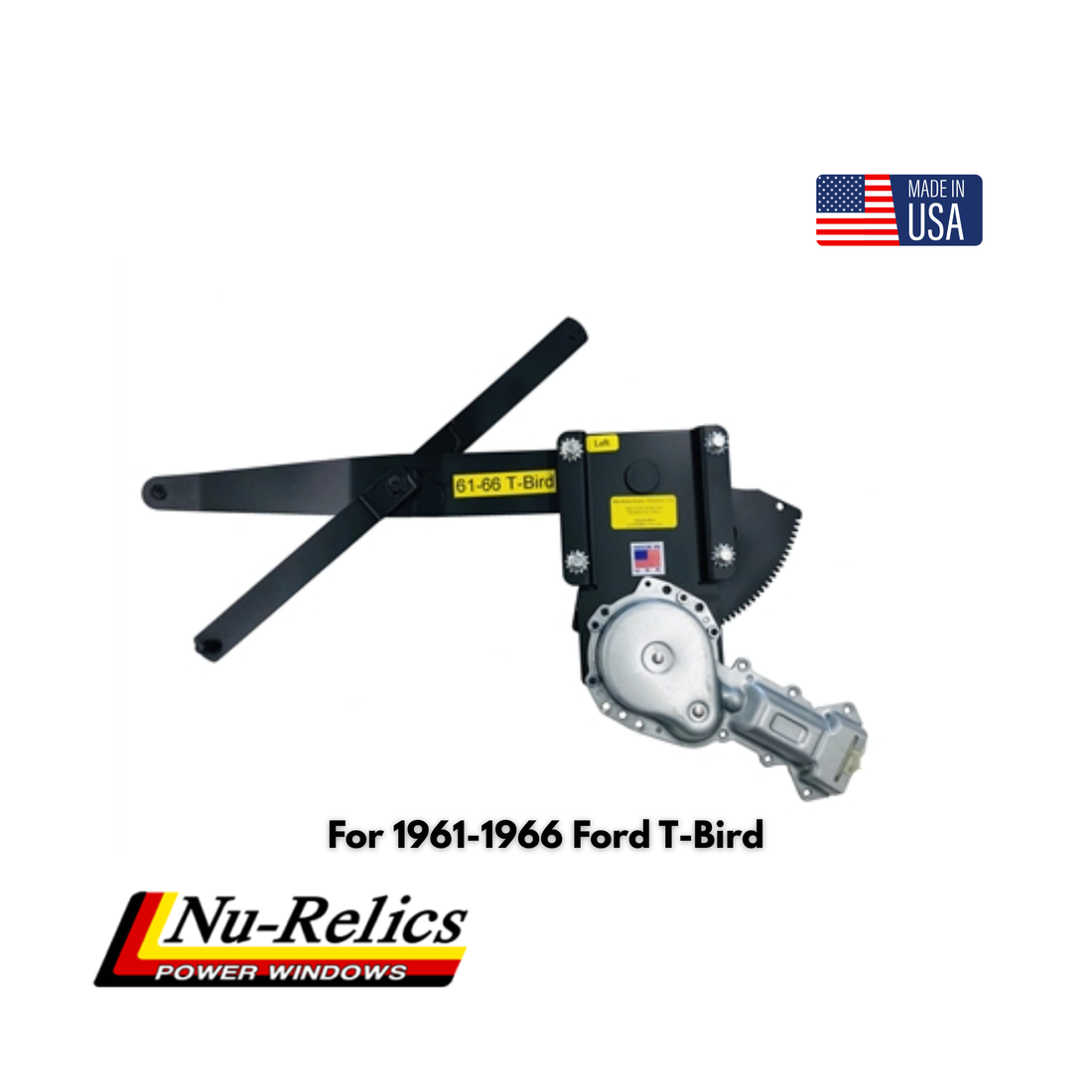 Nu-Relics 1961-1966 Power Window Conversion Kit - Ford T-Bird - 96100-2