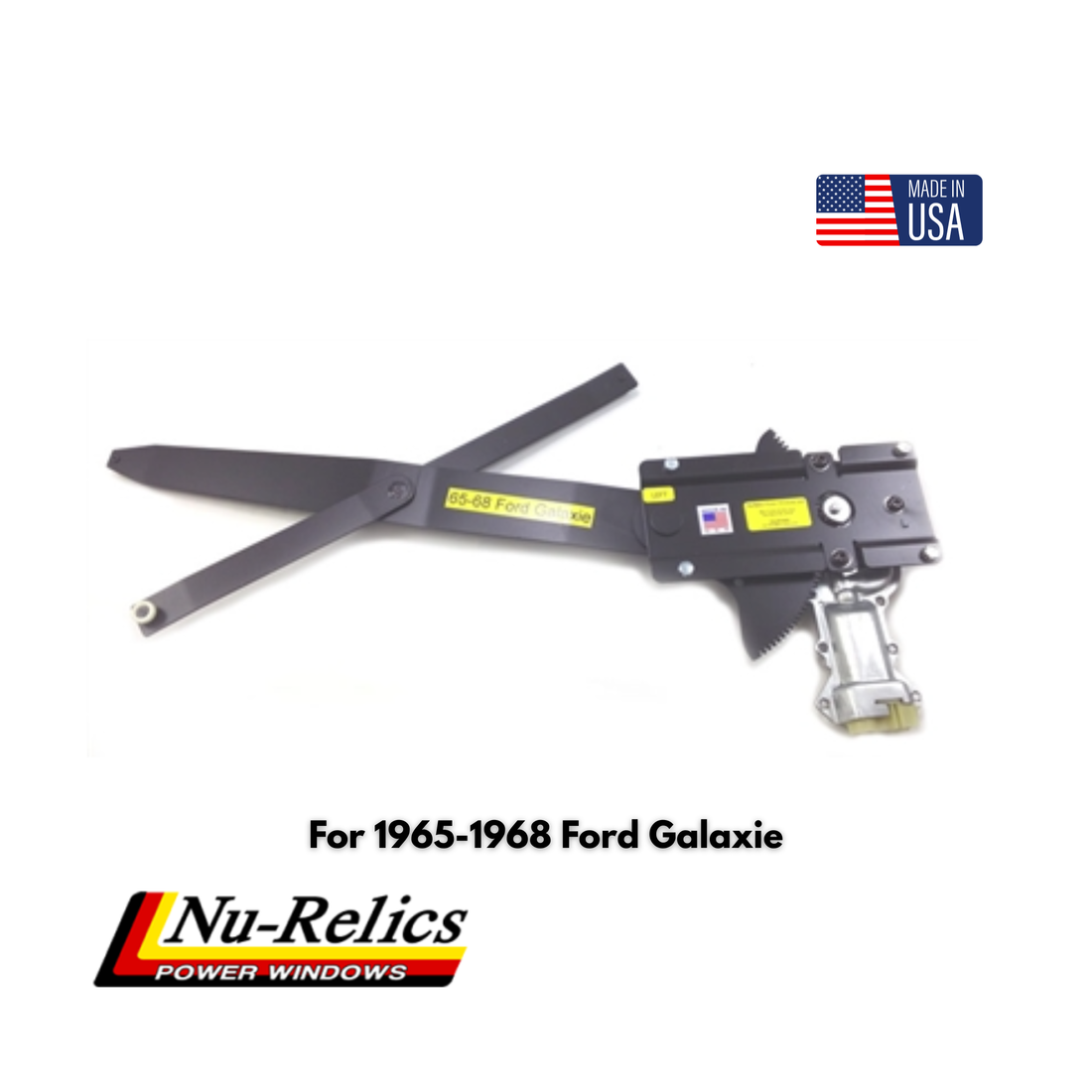 Nu-Relics 1965-1968 Power Window Conversion Kit - Ford Galaxie - 76510-2
