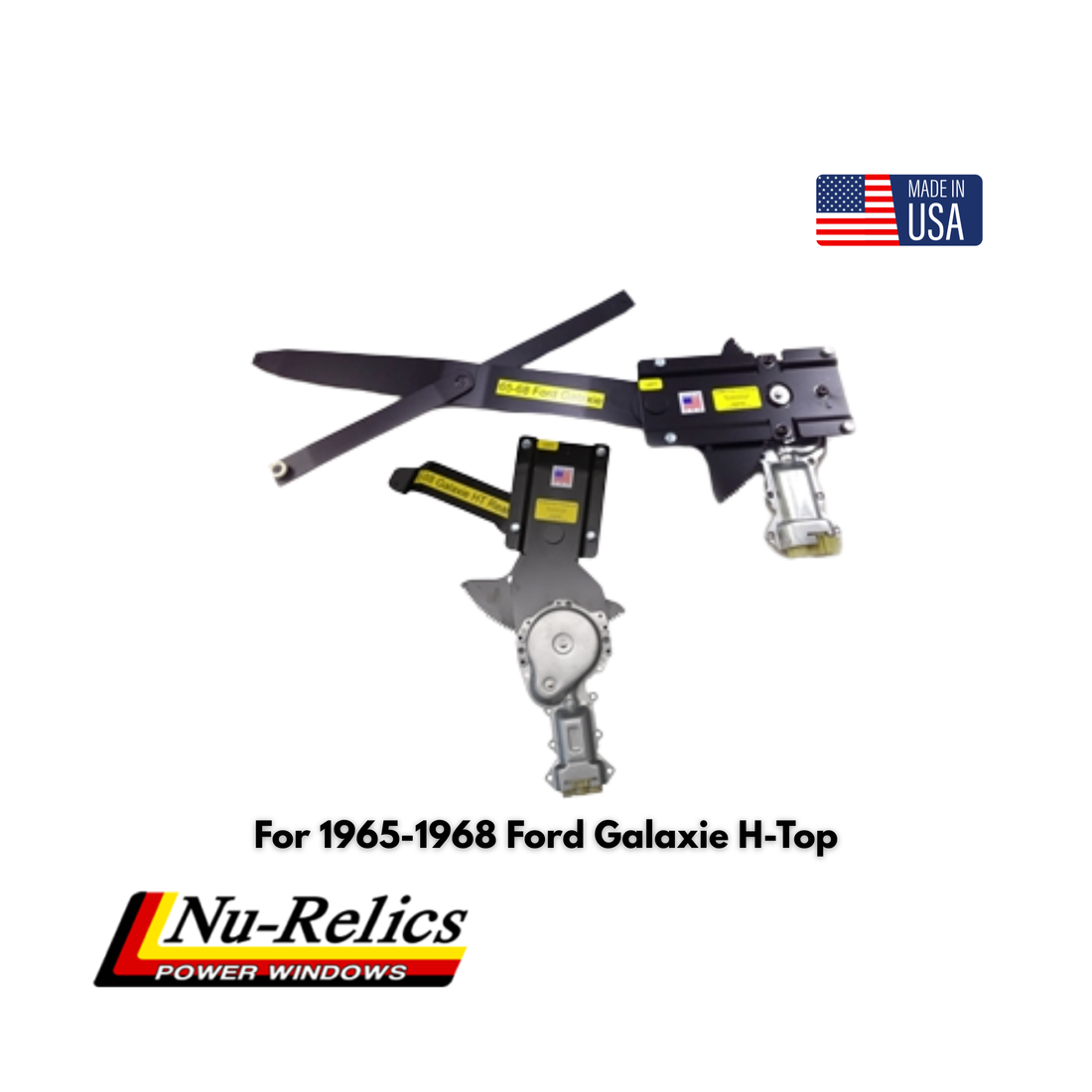 Nu-Relics 1965-1968 Power Window Conversion Kit - Ford Galaxie H-Top - 76510-4