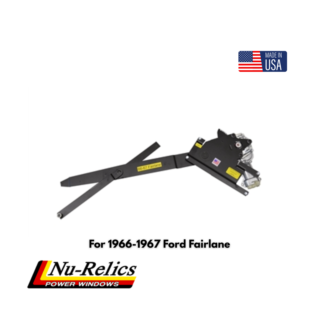 Nu-Relics 1966-1967 Power Window Conversion Kit - Ford Fairlane - 76690-2