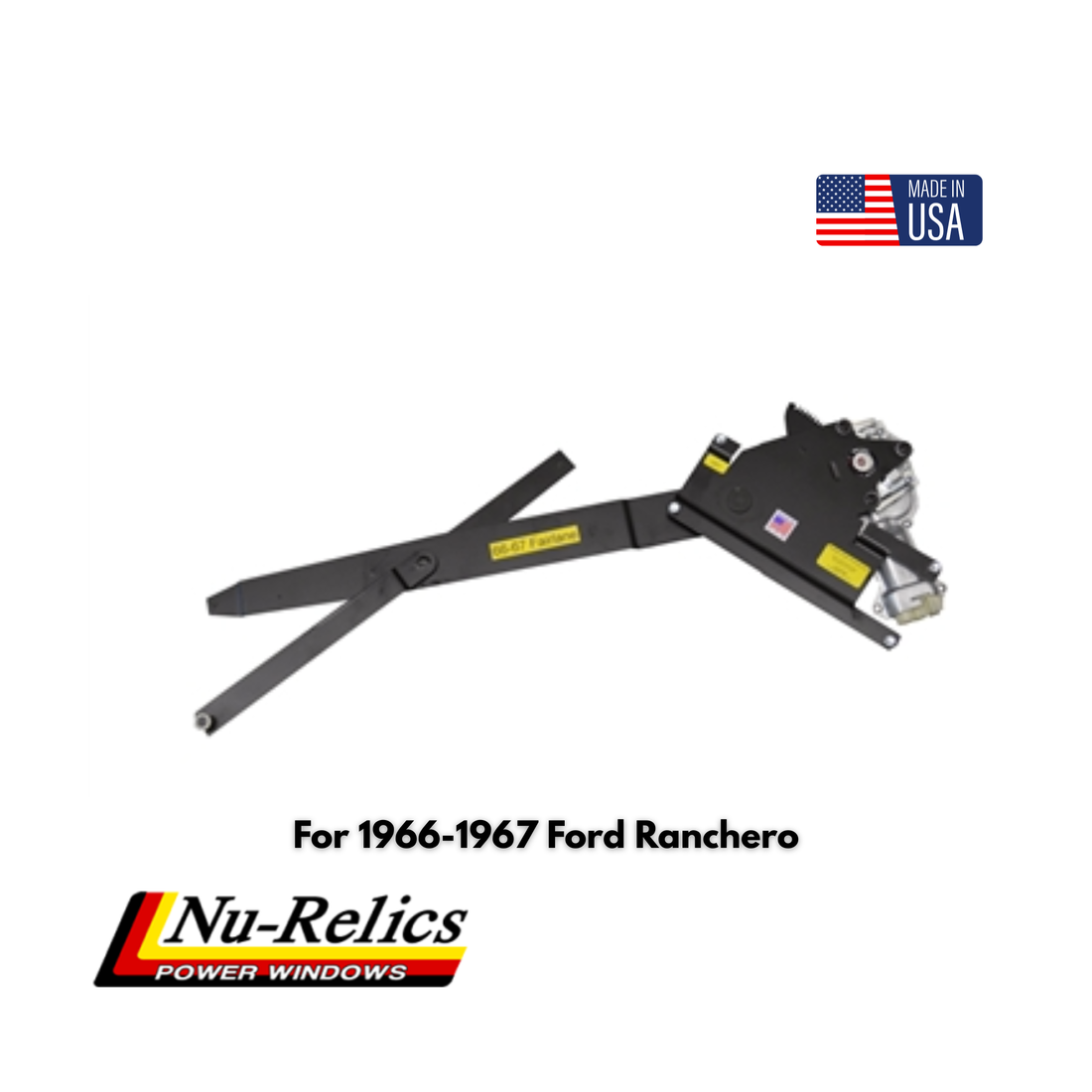Nu-Relics 1966-1967 Power Window Conversion Kit - Ford Ranchero - 76692-2