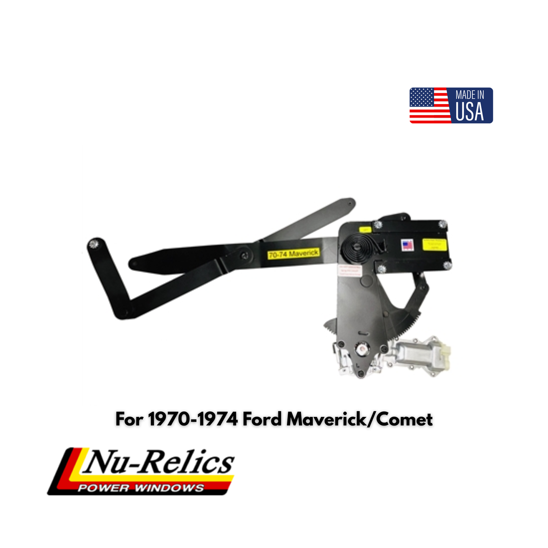 Nu-Relics 1970-1974 Power Window Conversion Kit - Ford Maverick/Comet - 77000-2