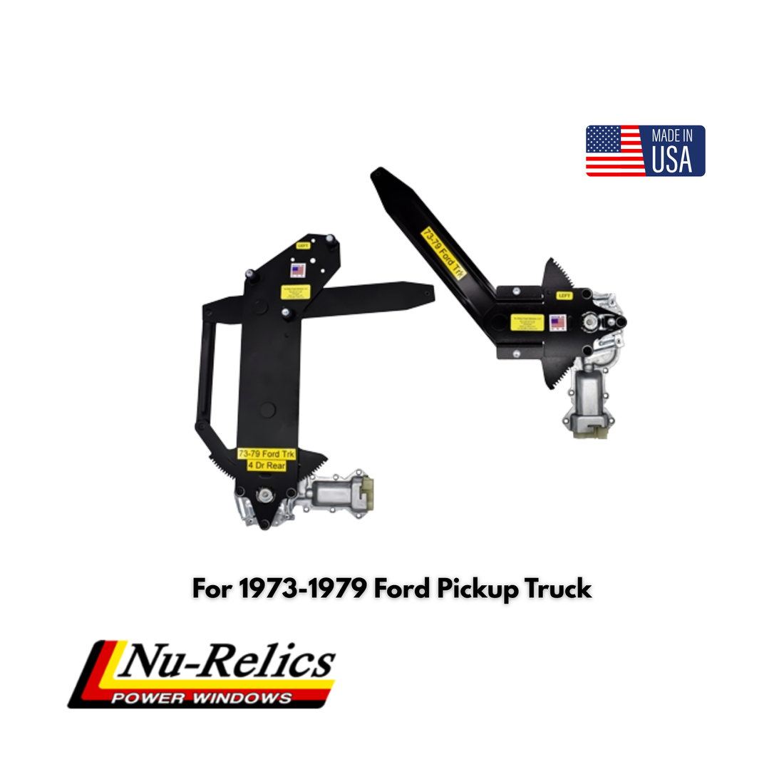 Nu-Relics 1973-1979 Power Window Conversion Kit - Ford Truck - 77380-4