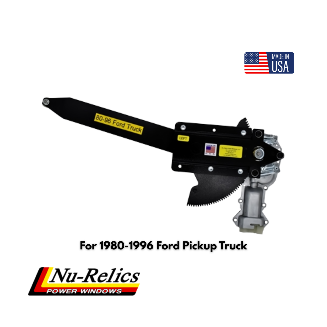 Nu-Relics 1980-1996 Power Window Conversion Kit - Ford Truck - 78080-2
