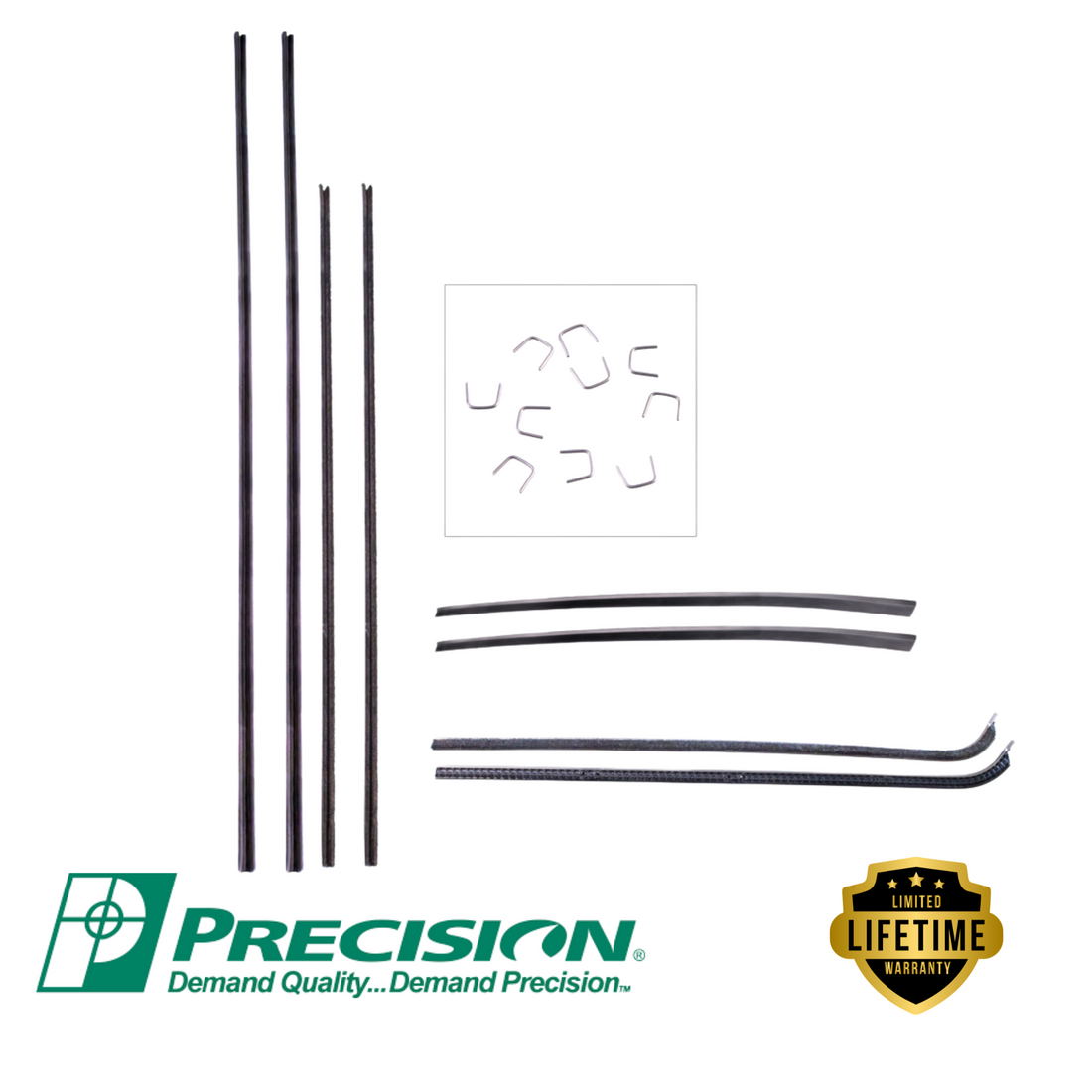 Precision-1951-1955 Door Glass Felt Kit-GM Truck-WFK 1111 51 A