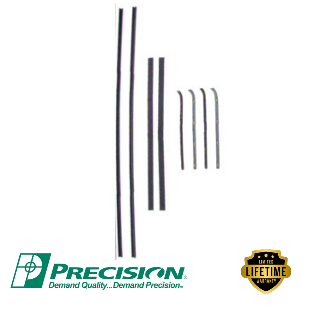 Precision-1960-1963 Door Glass Felt Kit-GM Truck-WFK 1111 60 A