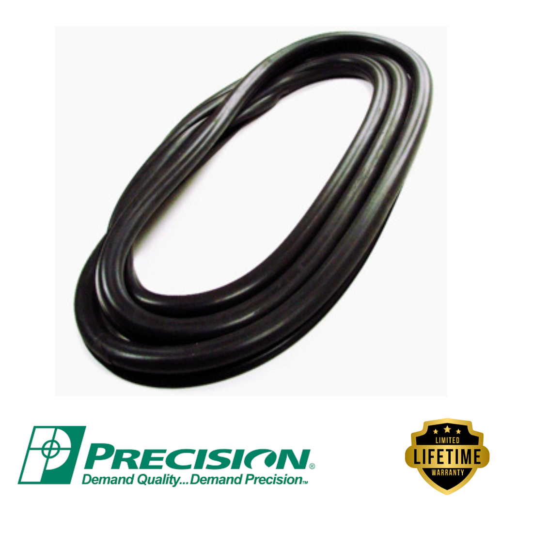 Precision-1960-1963 Windshield Weatherstrip (Standard)-WBL 587 GM