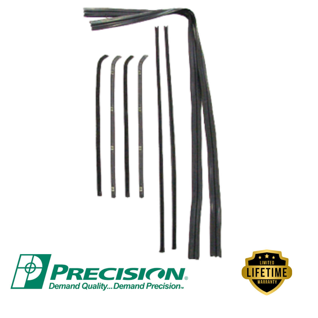 Precision-1964-1966 Door Glass Felt Kit-GM Truck-WFK 1111 64 A