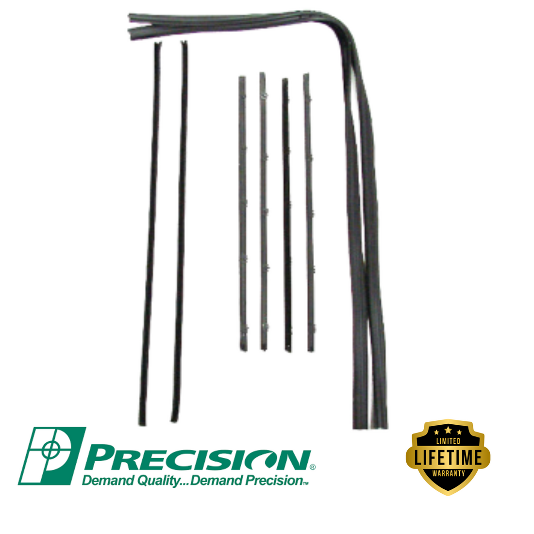 Precision-1967-1972 Door Glass Felt Kit-GM Truck-WFK 1111 67 A