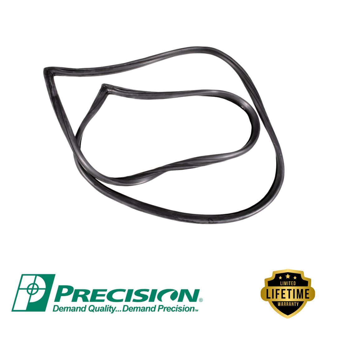 Precision-1968-1972 Rear Large Glass Weatherstrip (Deluxe) Chevy/GM Truck-WCR 1092 T