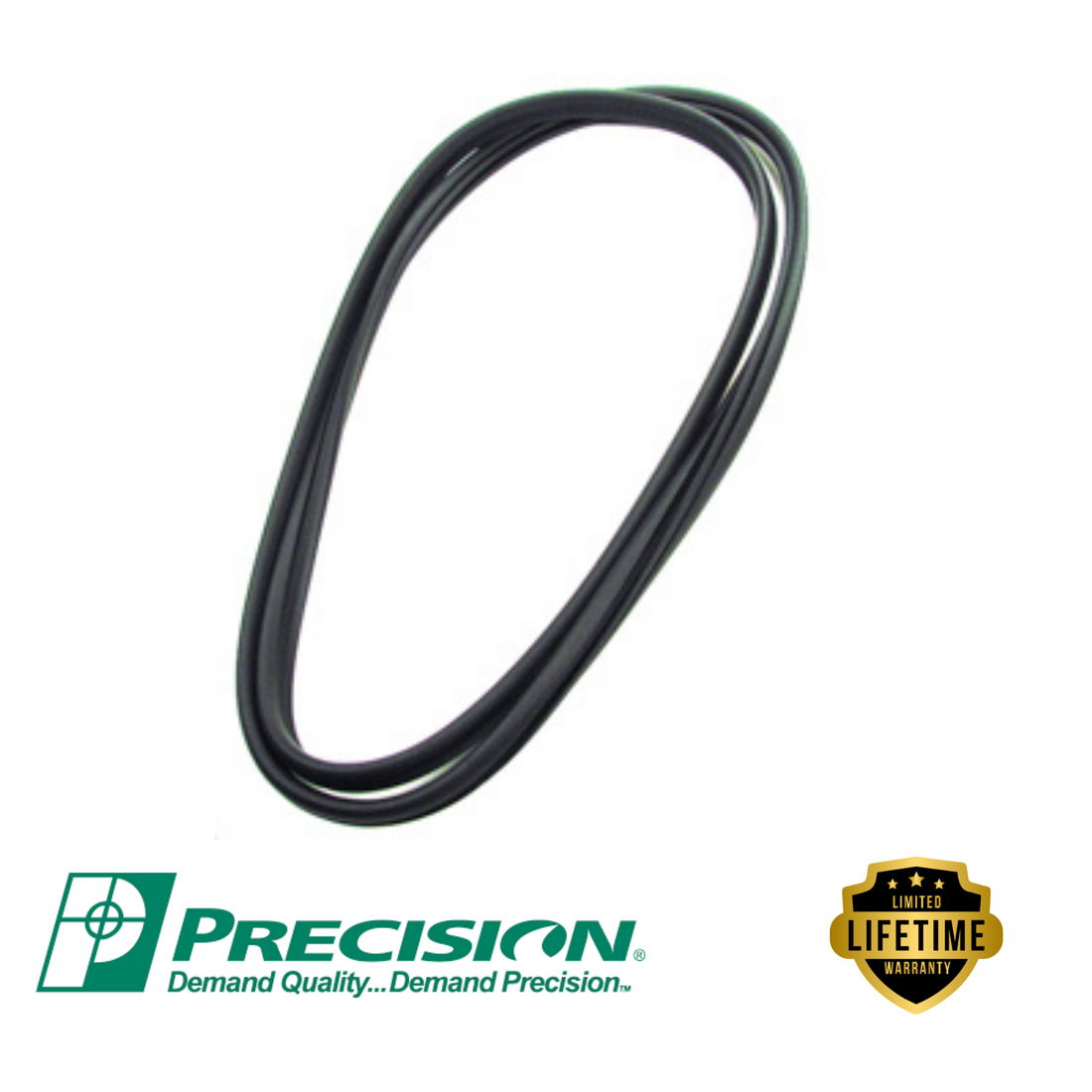Precision-1973-1987 Windshield Weatherstrip Deluxe (Accepts Chrome Lock Bead)-GM-WCR 848