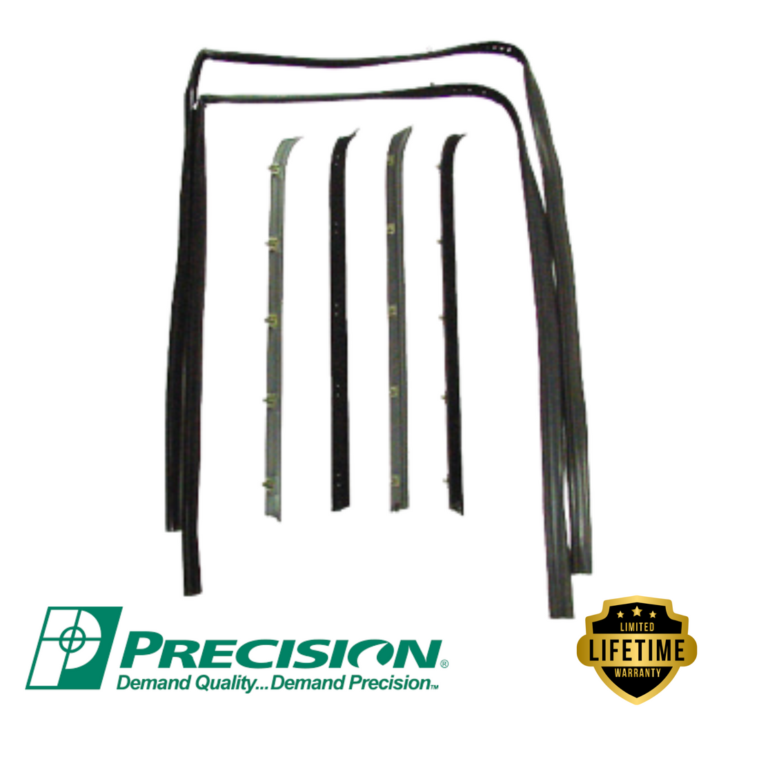 Precision-1981-1987 Door Glass Felt Kit-GM Truck-WFK 1111 81 A