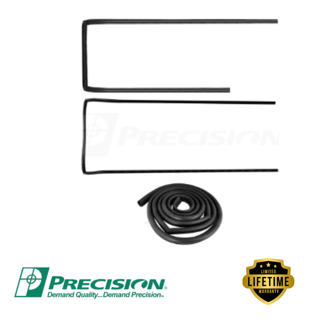 Precision 1967-1972 Chevy and GMC Push On Door Weatherstrip Seal Kit - DWK 1112 67